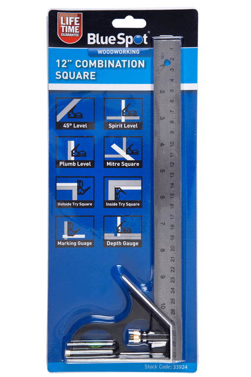 Blue Spot Tools 300mm (12") Combination Square
