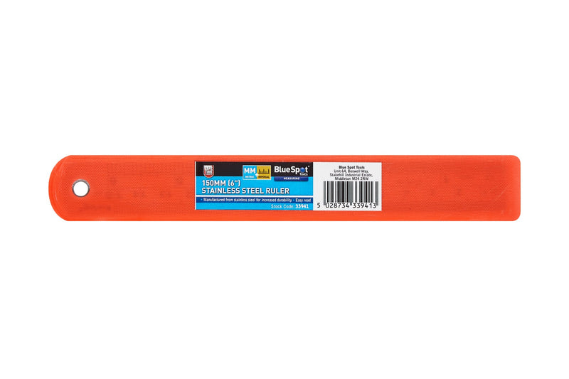 Blue Spot Tools Stainless Steel Ruler