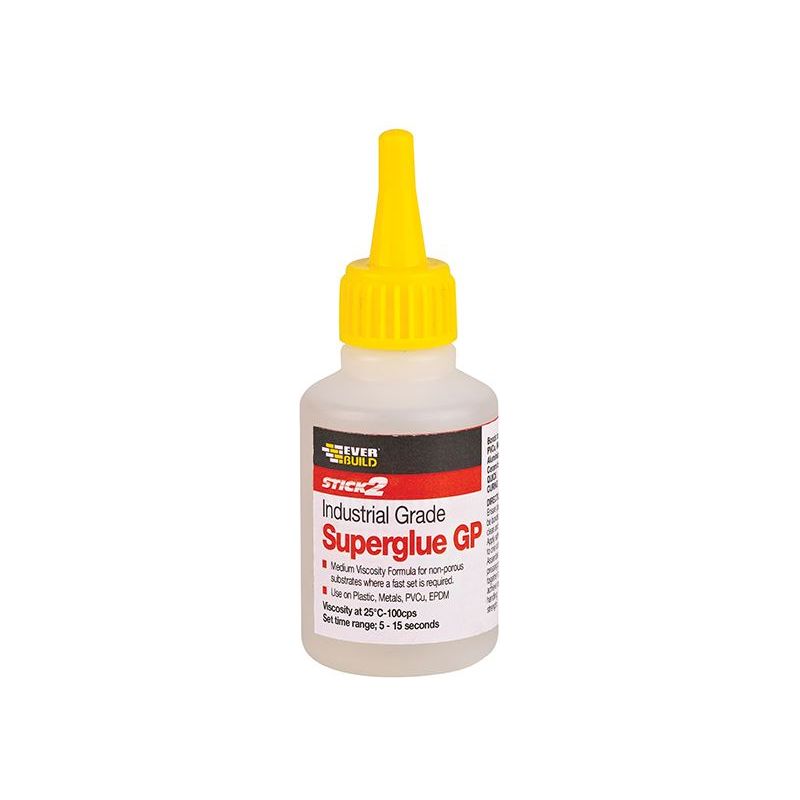 Everbuild Sika Industrial Superglue General Purpose 20g Everbuild Sika - RockBottom Northamptin