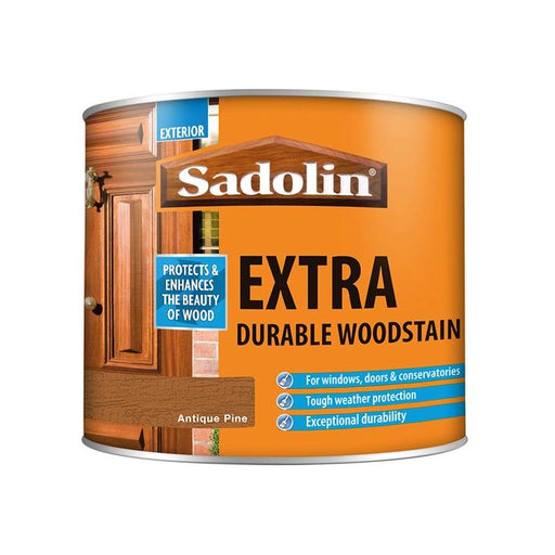 Sadolin Extra Durable Woodstain Antique Pine 500ml Sadolin - RockBottom Nothampton