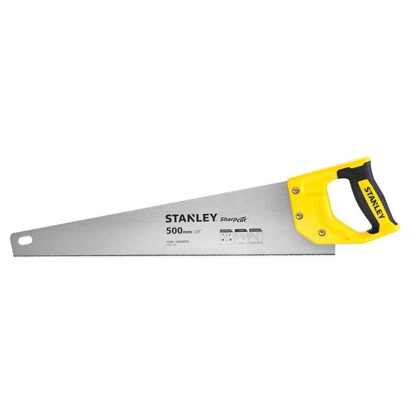 Stanley® Hand Tools Sharpcut™ Handsaw 500mm (20in) 11 TPI STANLEY® Hand Tools - RockBottom Nothampton