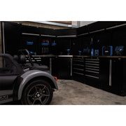 Draper BUNKER Modular Stainless Steel Worktop for Corner Cabinet, 865mm Draper - Town Tools 