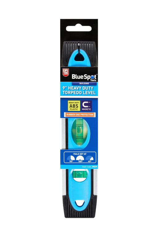 Blue Spot Tools 230mm (9") Magnetic Torpedo Level