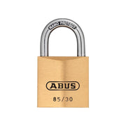 Abus Mechanical 85/30mm Brass Padlock Carded ABUS Mechanical - RockBottom Northampton 