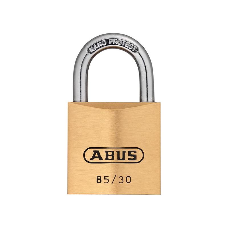 Abus Mechanical 85/30mm Brass Padlock Carded ABUS Mechanical - RockBottom Northampton 