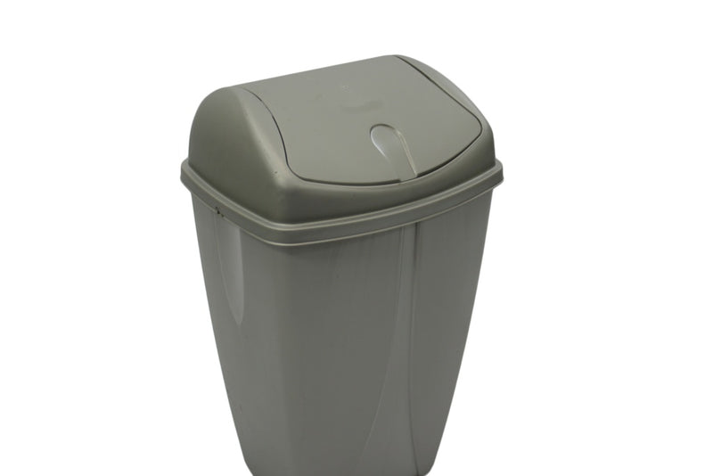 TML Swing Bin 50L Metalic Silver