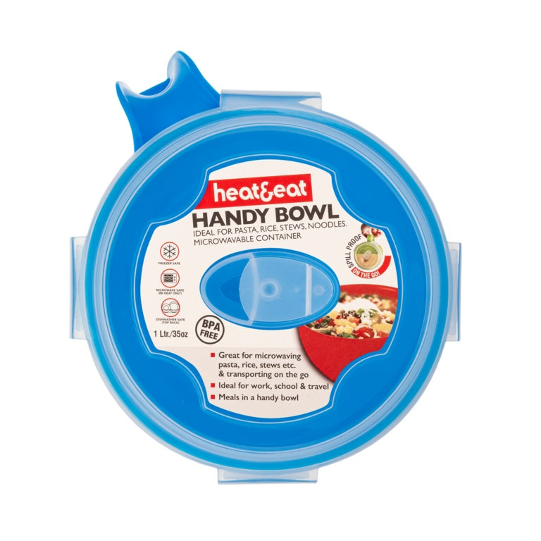 Mtk Housewares Heat & Eat Handy Bowl Assorted Colours
