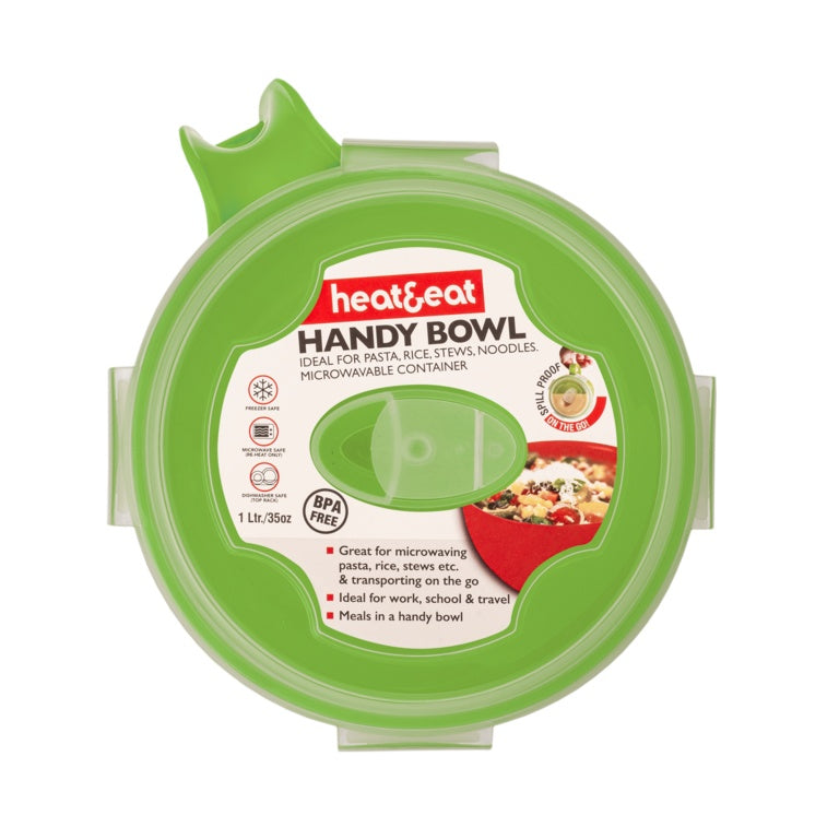 Mtk Housewares Heat & Eat Handy Bowl Assorted Colours