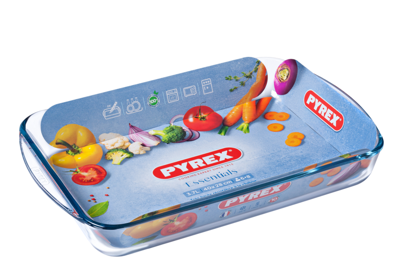 Pyrex Essentials Rectangular Roaster 40x20cm