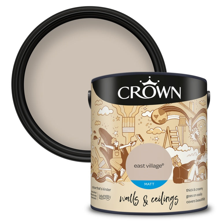 Crown Walls & Ceilings Matt 2.5L East Village