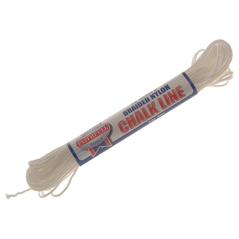 Faithfull 301 Braided Nylon Chalk Line 18m (Box 12) Faithfull - RockBottom Northampton