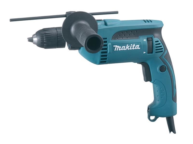 Makita HP1641K 13mm Keyless Percussion Drill 680W 110V Makita - RockBottom Northampton 