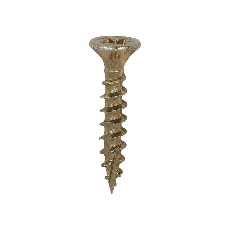 TIMCO C2 Strong-Fix Multi-Purpose Premium Countersunk Gold Woodscrews — Box
