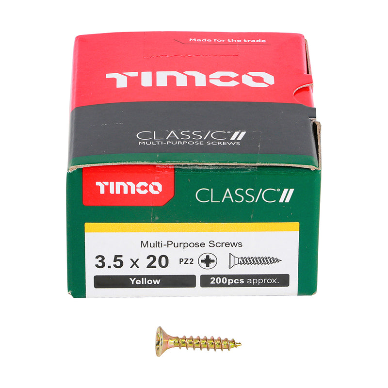 TIMCO Classic Multi-Purpose Countersunk Gold Woodscrews — Box (Part 1)