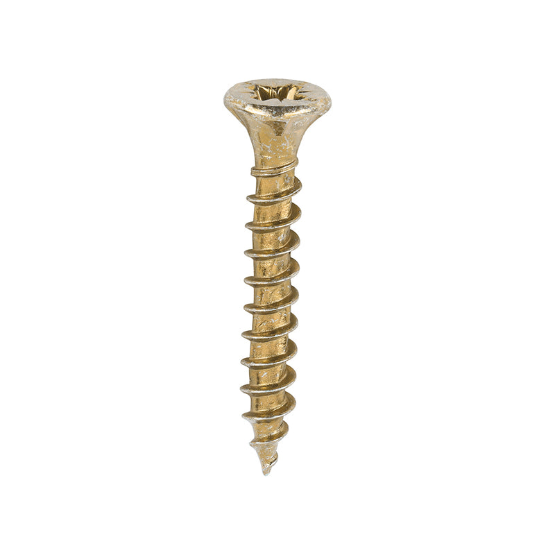 TIMCO Velocity Premium Multi-Use Countersunk Gold Woodscrews — Box