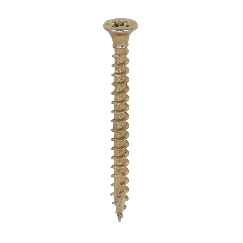 TIMCO C2 Strong-Fix Multi-Purpose Premium Countersunk Gold Woodscrews — Box