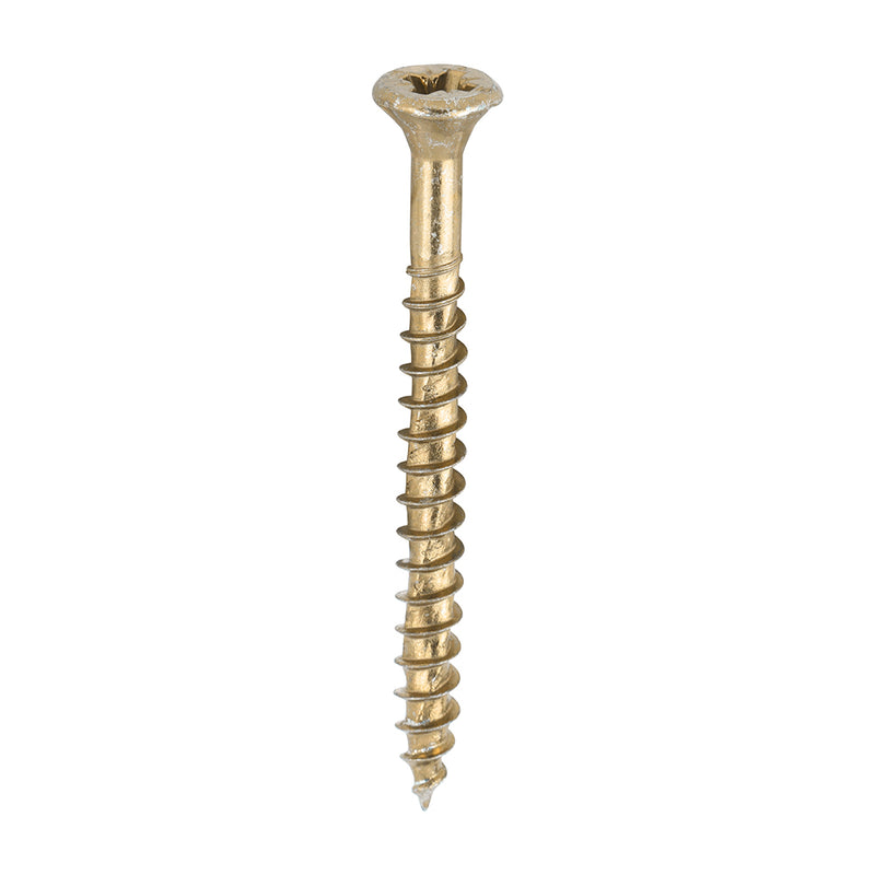TIMCO Velocity Premium Multi-Use Countersunk Gold Woodscrews — Box