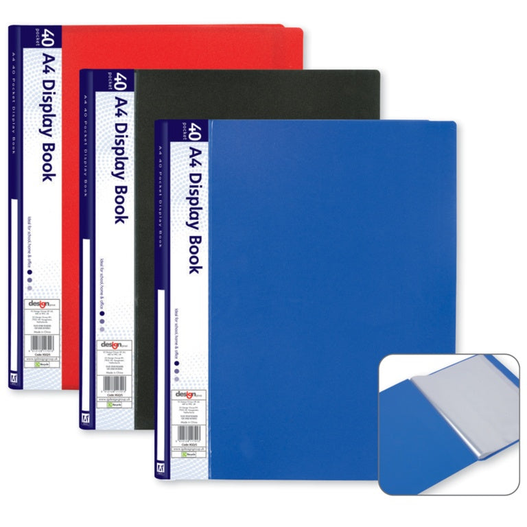 Ig Design A4 Display Book 40 Pocket