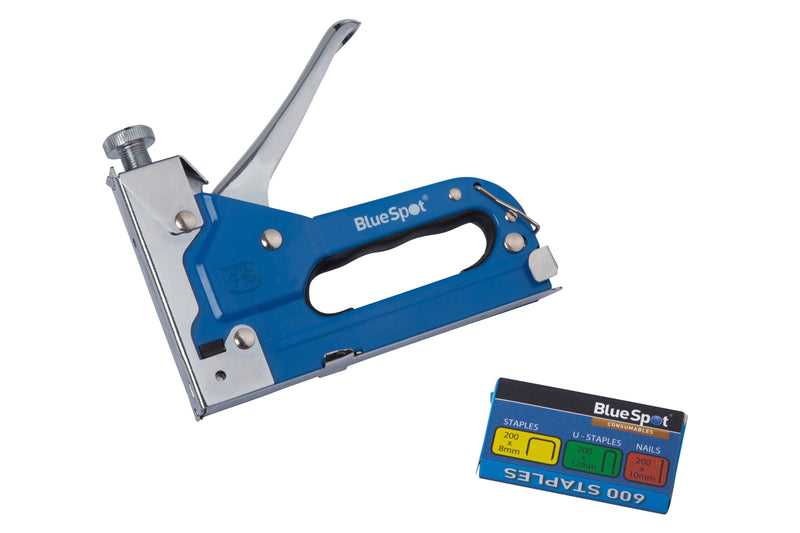 Blue Spot Tools Heavy Duty 3-Way Staple Gun