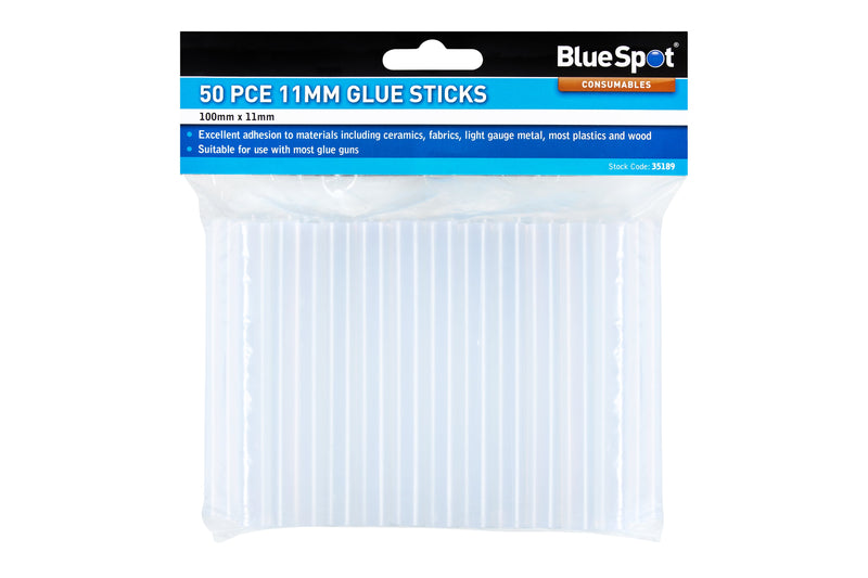 Blue Spot Tools 50 PCE 11mm Glue Sticks