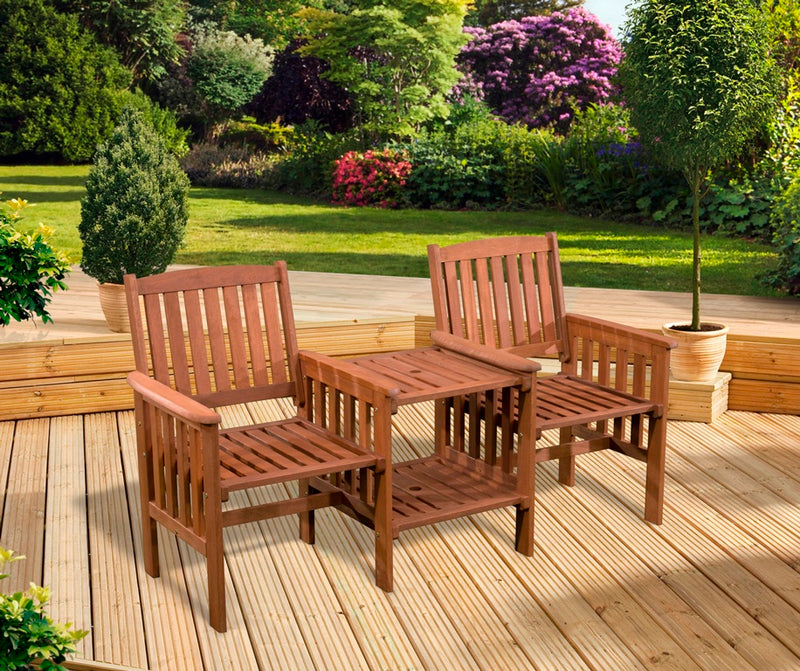 Pagoda Buckingham Wooden Companion Set 2 seater