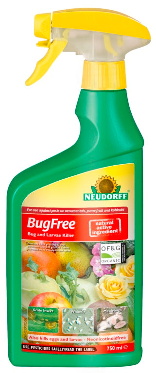 Neudorff Bugfree Bug & Larvae Killer 750ml