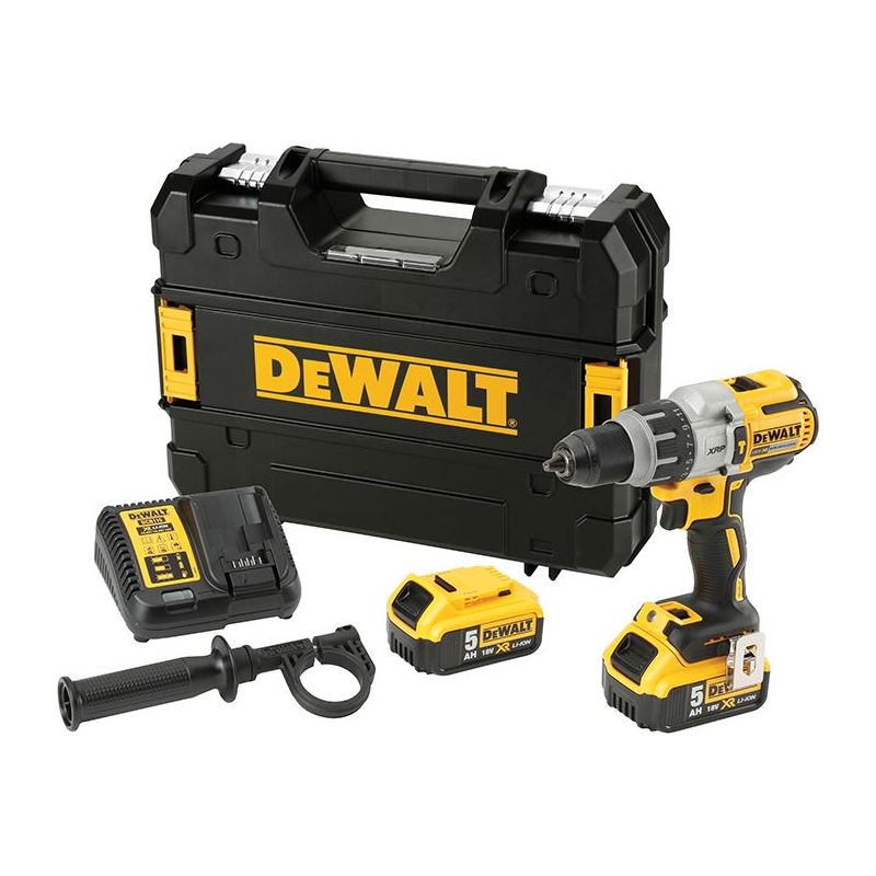 Dewalt Power Tools DCD996P2 XR Brushless Combi Drill 18V 2 x 5.0Ah Li-ion DeWALT Power Tools - RockBottom Northampton