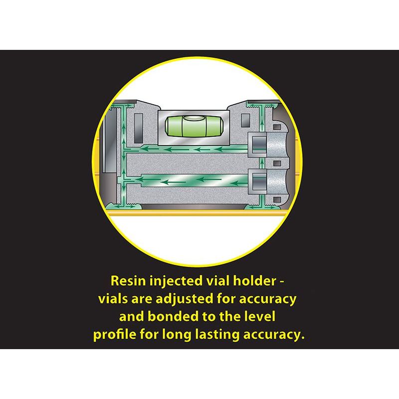 Stabila 70-120 Single Plumb Spirit Level 2 Vial 120cm Stabila - RockBottom Nothampton