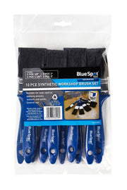 Blue Spot Tools 10 PCE Synthetic Workshop Brush Set (2 PCE 1/2", 3 PCE 1", 3 PCE 1 1/2", 2 PCE 2")