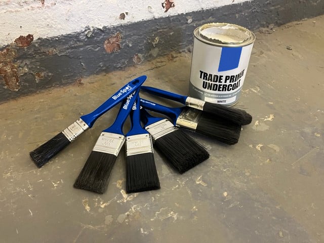 Blue Spot Tools 10 PCE Synthetic Workshop Brush Set (2 PCE 1/2", 3 PCE 1", 3 PCE 1 1/2", 2 PCE 2")