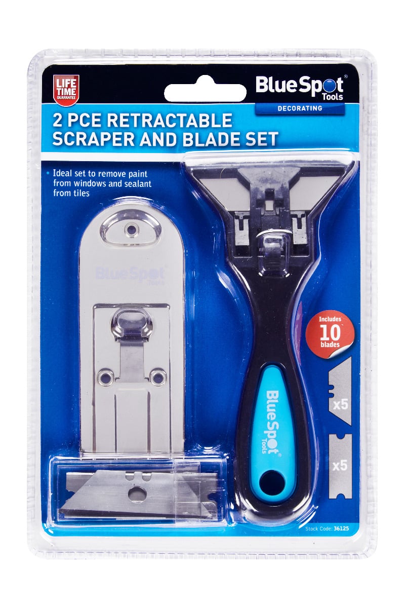 Blue Spot Tools 2 PCE Scraper And Blade Set