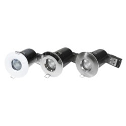 Powermaster IP65 Fire Rated Fixed Downlight White