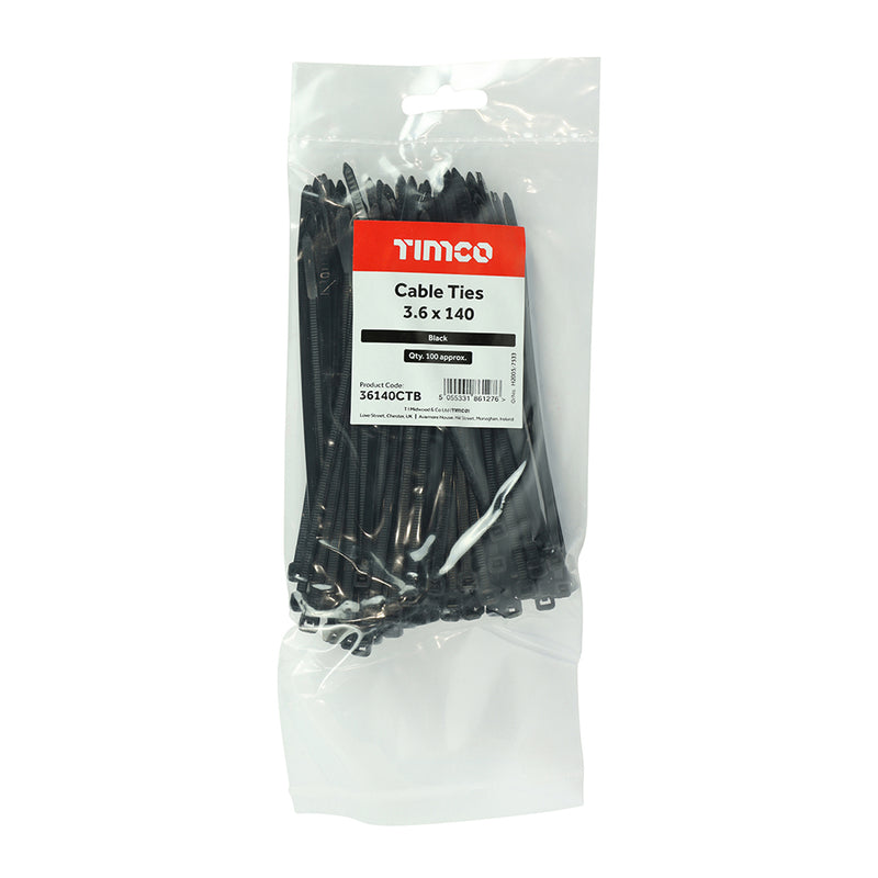 TIMCO Cable Ties Black