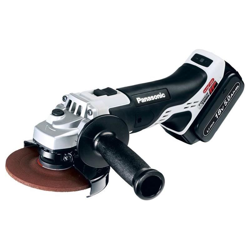 Panasonic EY46A2LJ2G 125mm Grinder 18V 2 x 5.0Ah Li-Ion Panasonic - RockBottom Nothampton