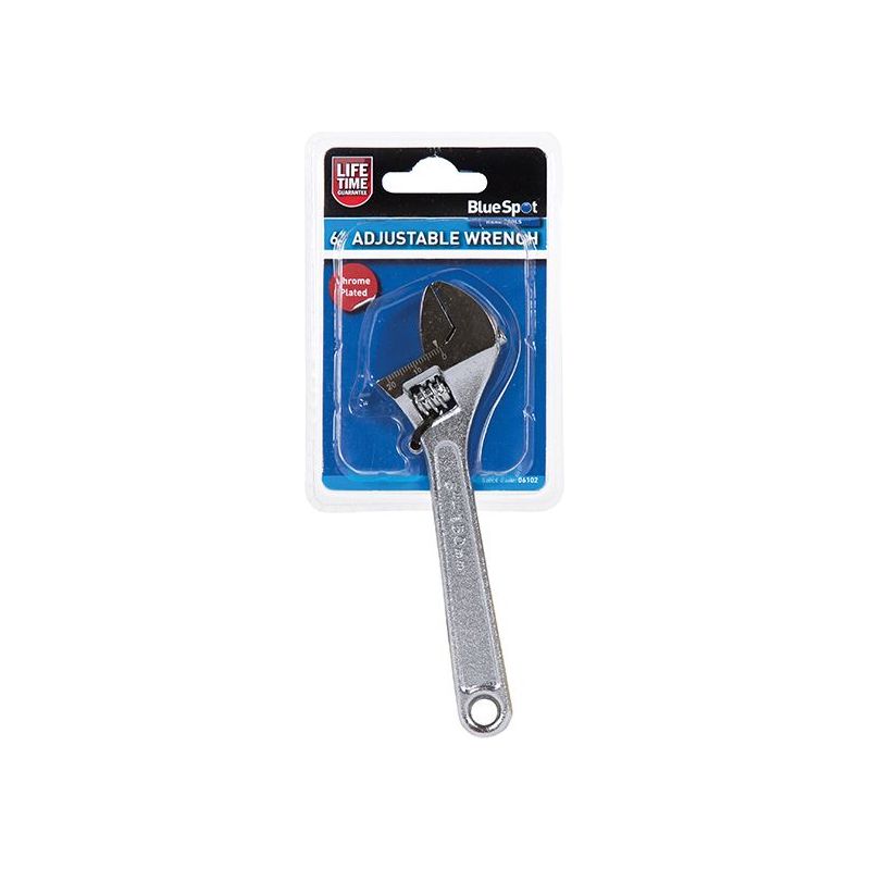 Bluespot Tools Adjustable Wrench 150mm (6in) BlueSpot Tools - RockBottom Northampton