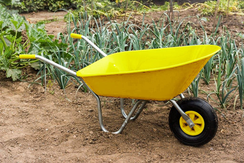 Ambassador Boxed Wheelbarrow 85L Yellow