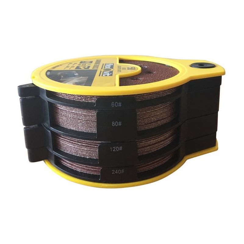 Flexovit Hook & Loop Sanding Disc 125mm Assorted (Dispenser 50) Flexovit - RockBottom Northampton