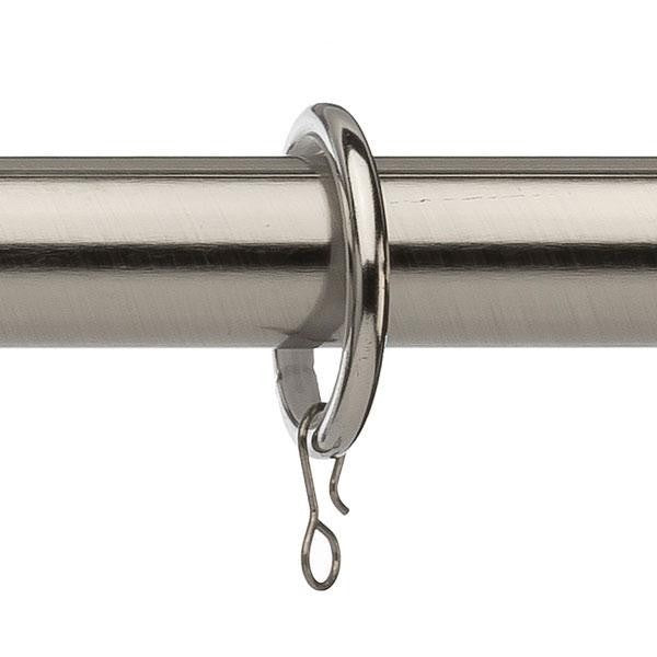Universal Metal Rings Satin Steel 19mm