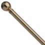 Universal Eyelet /Ball Finial Antique Brass
