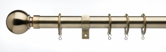 Universal Bay Pole Kit Satin Steel