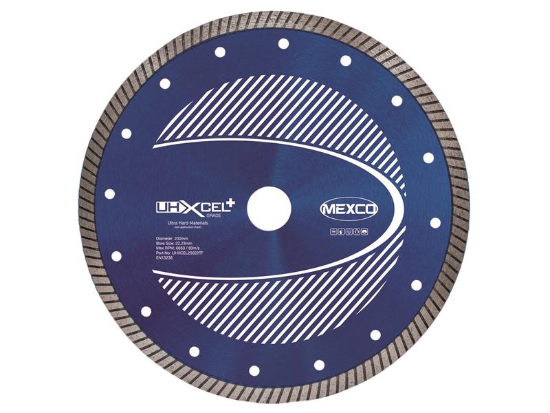 MEXCO - UHXCEL+ Ultra Hard Plus Diamond Blade 230 x 22mm