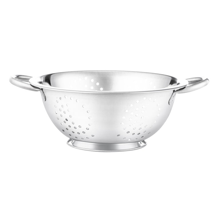 Mtk Housewares Stainless Steel Colander 2 Side Handles 23cm