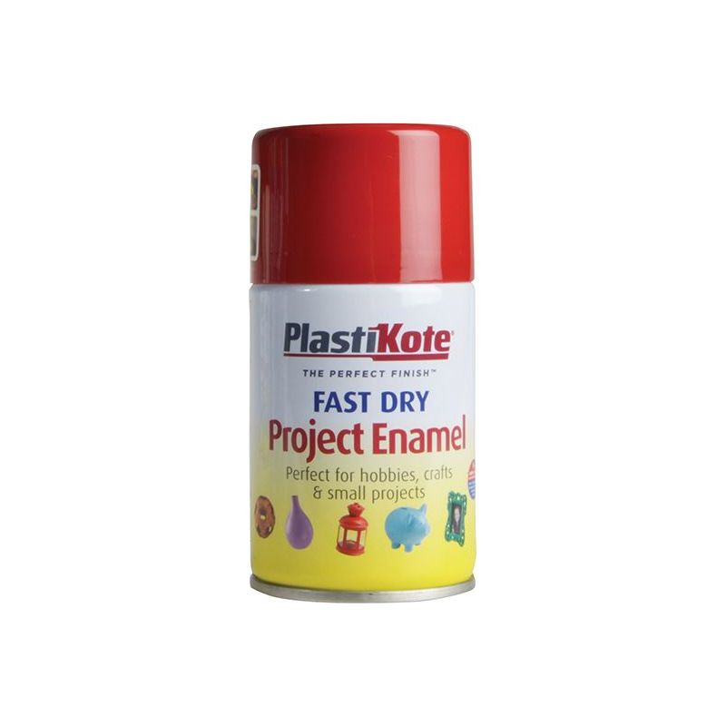 Plastikote Fast Dry Enamel Aerosol Insignia Red 100ml PlastiKote - RockBottom Nothampton