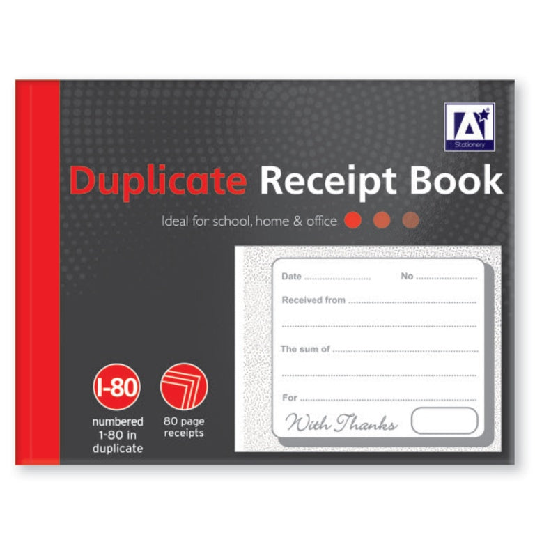 Ig Design Duplicate Receipt Book 0 - 80 Pages