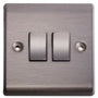 Lyvia 2w 10a Switch Slate Finish Blister 2g