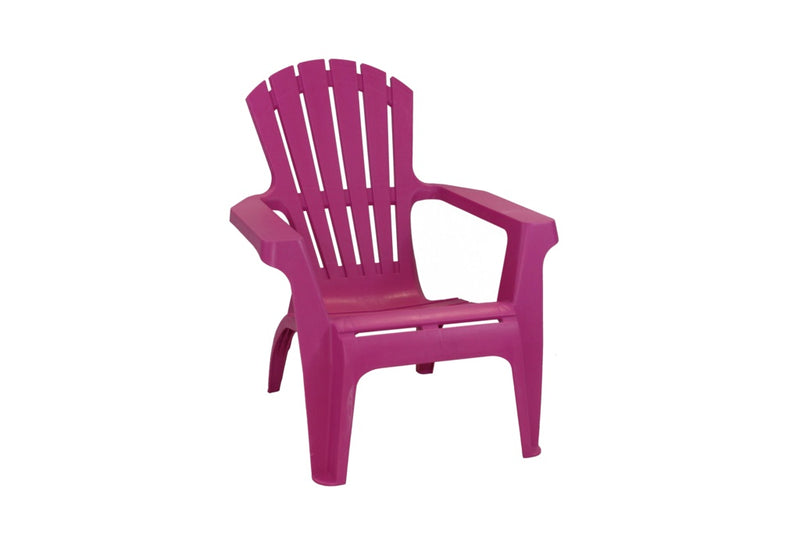 SupaGarden Plastic Stackable Armchair Pink