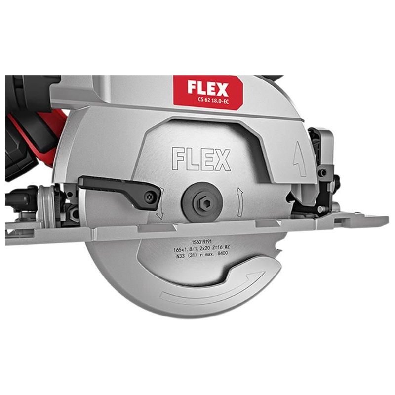 Flex Power Tools CS 62 18.0-EC Circular Saw 165mm 18V Bare Unit Flex Power Tools - RockBottom Northampton