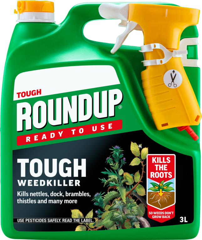 Roundup Fast Action Ready To Use Weedkiller 3L