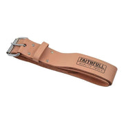 Faithfull Heavy-Duty Leather Belt 45mm Wide Tan Faithfull - RockBottom Northampton