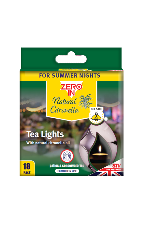 Zero In Citronella Tea Lights 18 pack